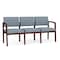 Lesro 3 Seat Tandem Seating W/ No Center Arms, 65 in W 26 in L 31.5 in H, Lenox Series LW3101 - alternate 1